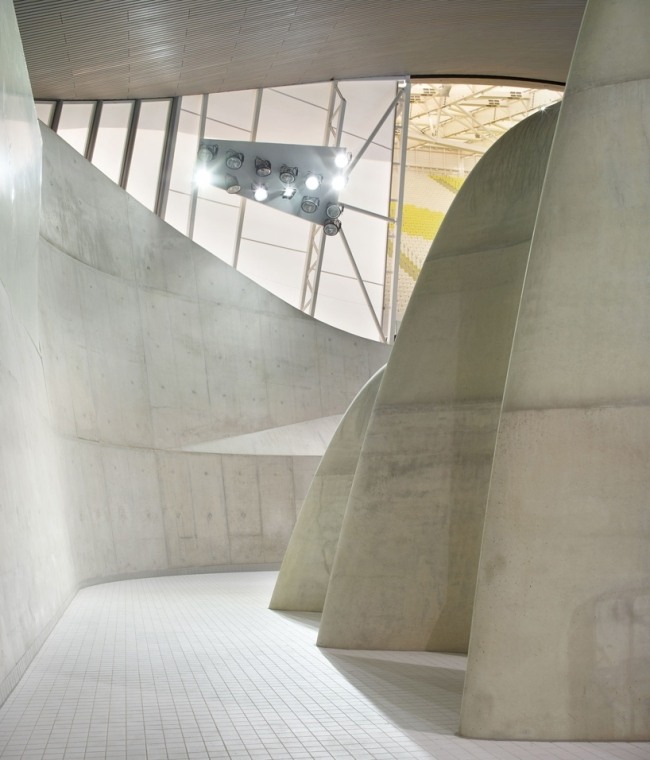 zaha hadid architekti plaváreň londýnske olympijské hry