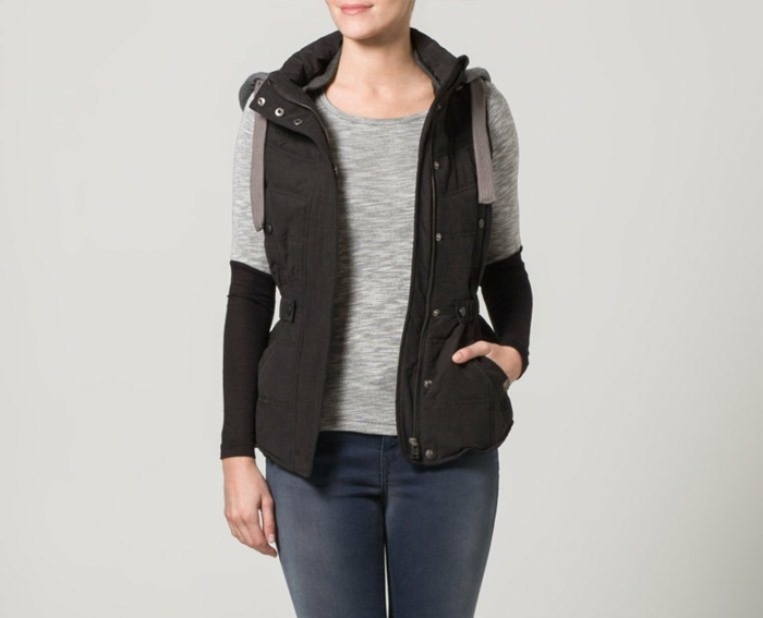 Spodná vesta tmavohnedý rolák Spodná vesta tmavohnedý rolák LTB