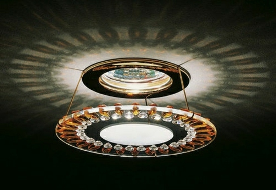 Stropné osvetlenie z kryštálov Swarovski