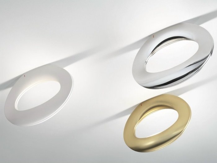 moderné-stropné svetlá-v obývačke-hliník-ENCK-Fabbian-Francesco-Lucchese