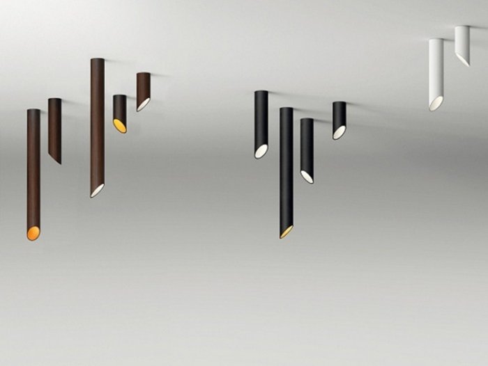 Stropné svetlá-v obývačke-LED-žiarovky-puristické-45 ° -Vibia-Victor-Carrasco