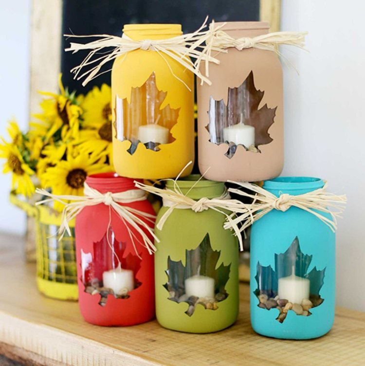 drotárske jesenné lampióny si sami urobte inšpiráciu na zdobenie