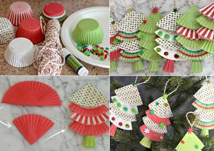 Jednoduchý remeselný nápad pre deti - zdobenie Vianoc