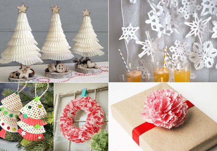 Ručné práce s vianočnými puzdrami - jedle, anjeli a snehové vločky