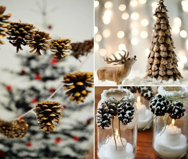 drotár so šiškami na adventné nápady návody na kutilstvo z prírodných materiálov