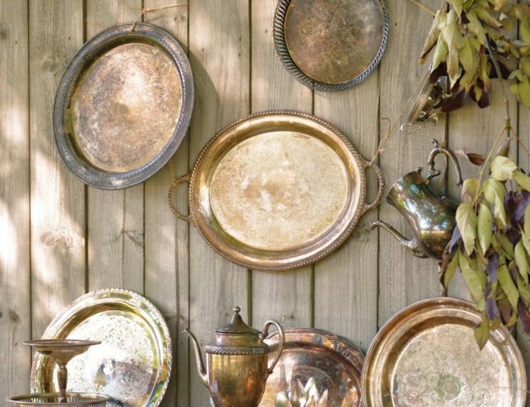 Deco-garden-plot-drevo-meď-riad-urobte-lesk-sami