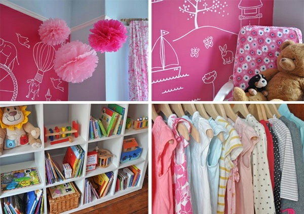 Farebná nástenná šatníková skriňa