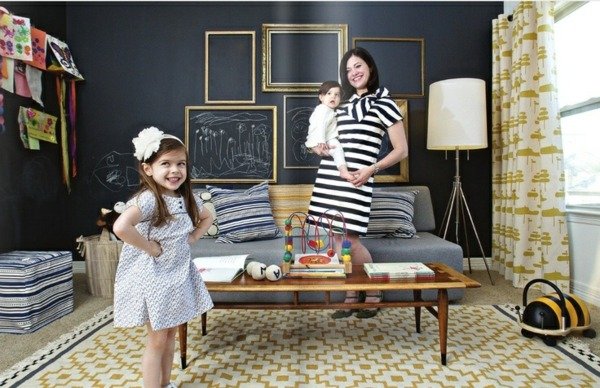 Magnetická farba farba na tabuľu pre detskú izbu v rámiku obrazu