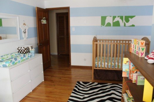 nápady na dekoráciu do detskej izby so zebrovými vzormi so zvieracími vzormi