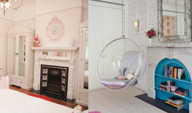 deco-krb-detská izba-obývačka-nápady-štuk-krbová rímsa-detaily-závesná stolička-biela-maedchen