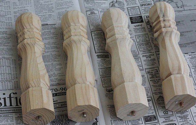 nohy, stoličky, nábytok, vyrobte si drevo