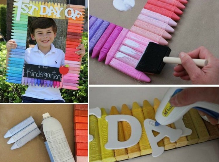 dekorácia stolu-školský-rám-kutilstvo-farebné-foto-nápad