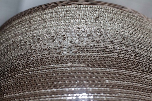 materiál lepenka kartón dokonale recyklovaný výsledok trendy