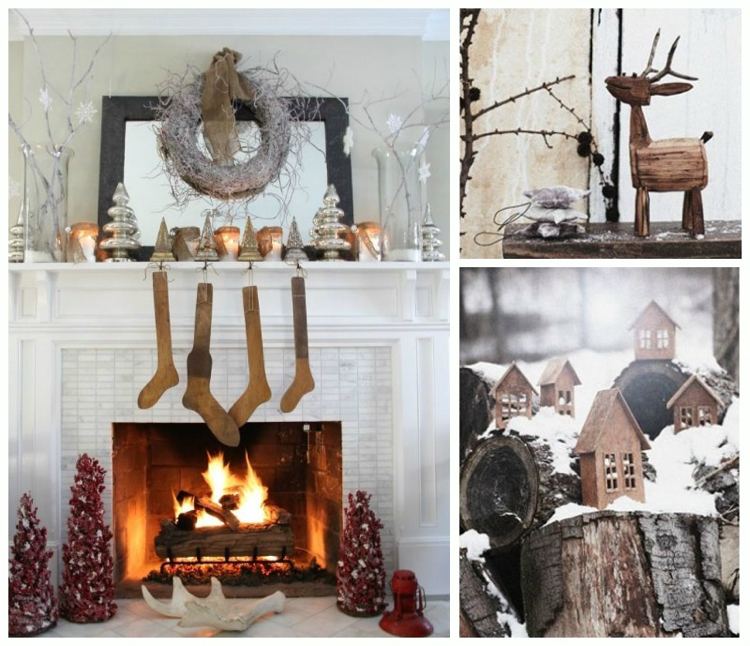 Vianočné dekorácie z prírodného dreva pre interiér aj exteriér deco-vianočné-trendové-farby-prírodné-materiály-škandinávske-drevo-krb