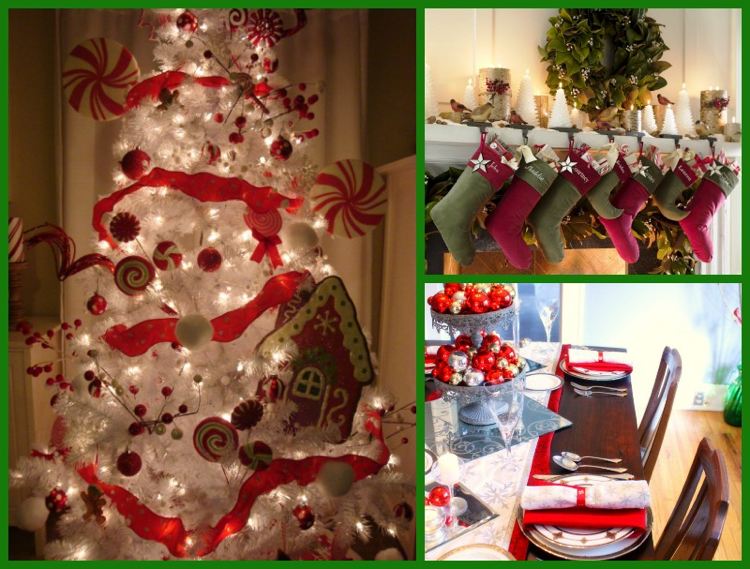 Vianočná dekorácia v červenej a zelenej farbe deco-christmas-trend-colours-red-gru% cc% 88n-white-children-fro% cc% 88hlich