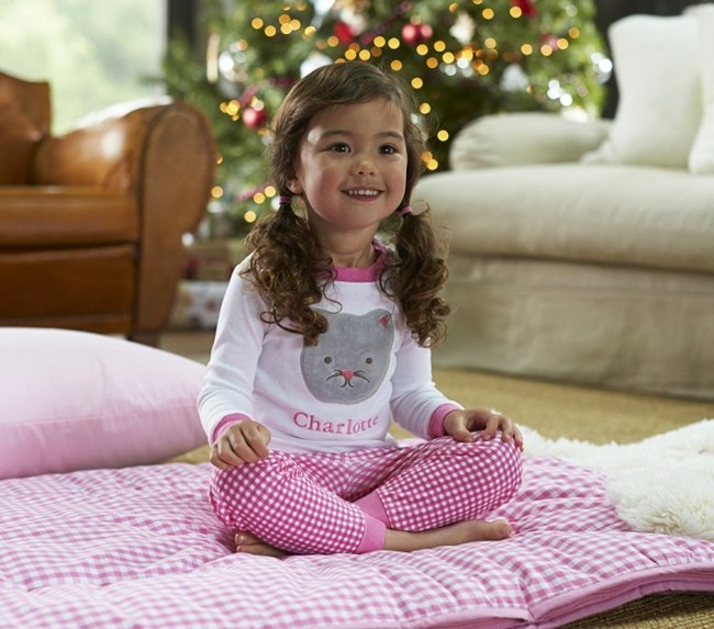 Posteľná bielizeň na spanie ružový pléd