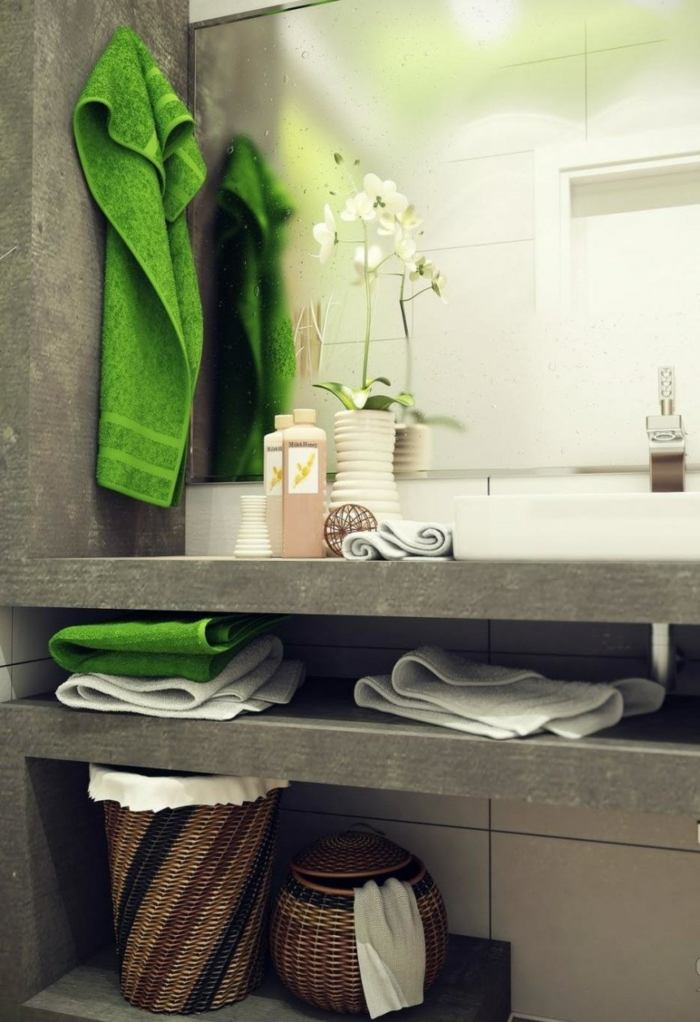 Interiér kúpeľne z prírodného kameňa s orchideami Orchidea-dekorácia-v-kúpeľni