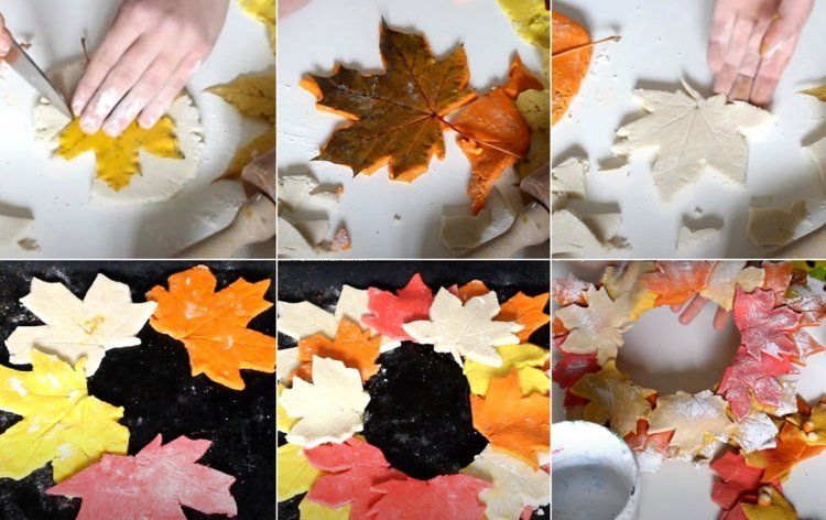 Návod na výrobu venca z plátov slaného cesta