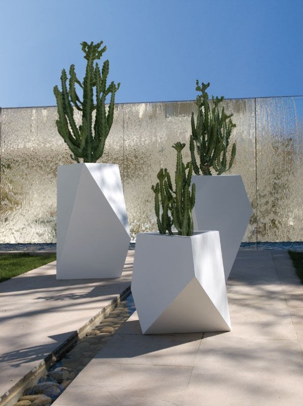 nápady na geometrické tvary byste mohli-kvetináče KOBOL