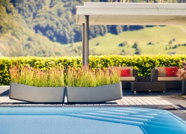 Kvetináče pre vonkajší kovový vzhľad Balance-Ingo Fitzel-eternit