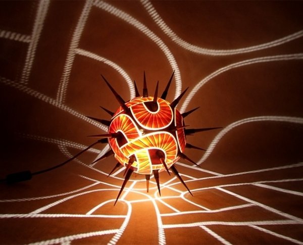 kalabarte ozdobné žiariace tekvicové ostne