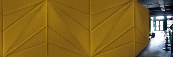 Obklad na stenu v látkovom vzhľade od Muurbloem 5