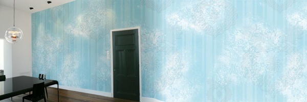 Obklad na stenu v látkovom vzhľade od Muurbloem 4