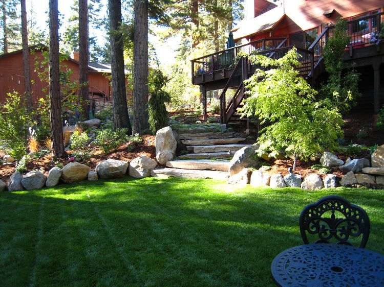 záhradné plánovanie profesionálne terénne úpravy záhradných stromov