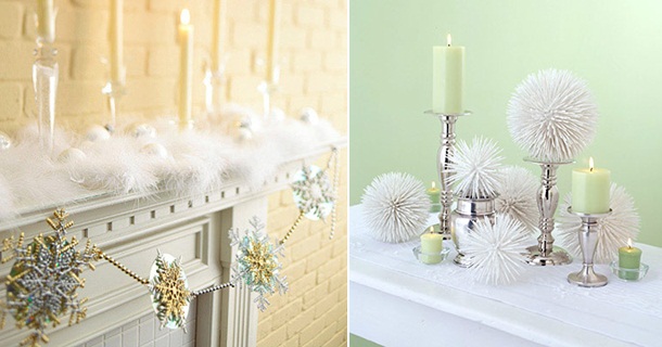 remeselné nápady vianočné staré cd snehové vločky špáradlá gule ohnisko na vianoce ozdobit cd snehové vločky špáradlá gule ohnisko