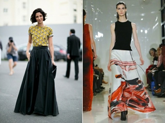 Elegantná potlač maxi sukne na slávnostné príležitosti Maxi sukne nápady na slávnostné príležitosti vytlačia obyčajnú farbu