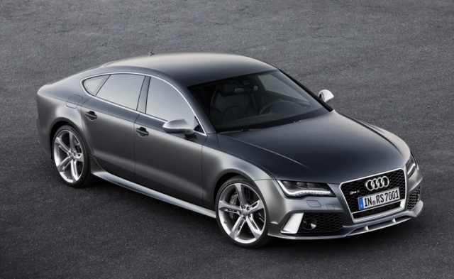 2014 Audi RS7 Sportback čierna predná strana Audi RS7 Sportback 2014 čierna predná strana