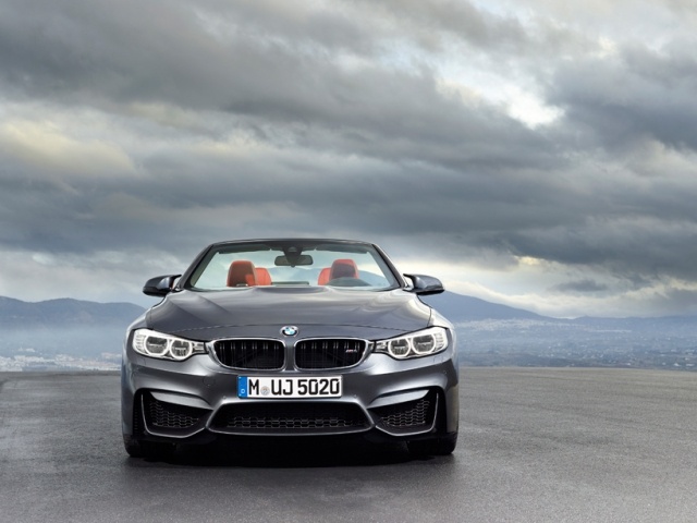 BMW M4 2015 Konvertibilný predný dizajn, športový, výkonný Predný dizajn BMW Cabrio, športový, výkonný