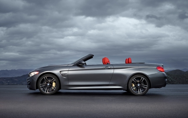 M4 2015 Cabrio ľavý interiér červený