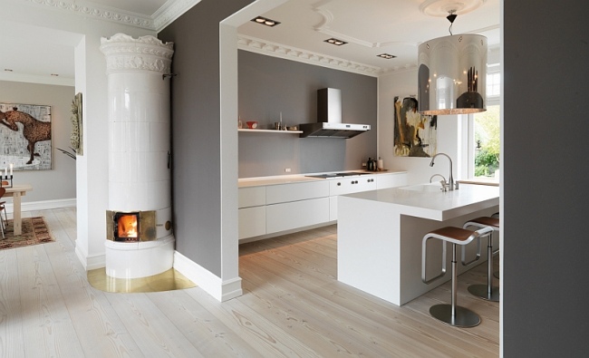 Drevená podlaha v rustikálnom štýle od Dinesen