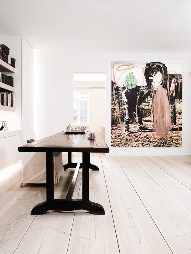 moderné umelecké drevené podlahy od dinesen