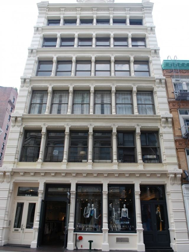 priemyselný-vzhľad-byt-fasáda-Prince-Street-soho-nyc