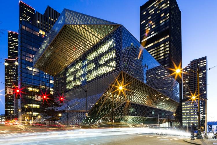 dekonštruktivizmus seattle-library-modern-city-building
