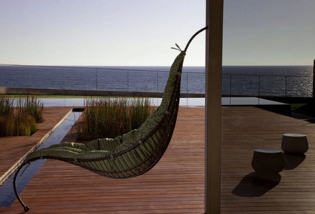 dizajnérska závesná stolička relaxačná stolička satala nočná montáž na terasu Dizajnová závesná stolička Satala na montáž terasy na stenu