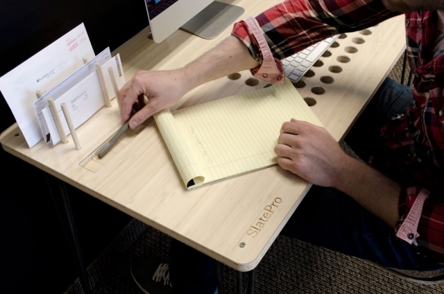 Dizajnové štvorcové perá poznámky k dieram v počítači