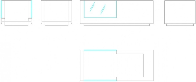 plán kúpeľne Garden Eden ako moderná dizajnérska spálňa