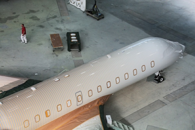 Lietadlo pruhy vzor okenné otvory súkromné lietadlo Stripes vzor okenné otvory súkromná trysková farba