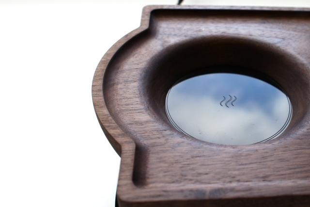 inovatívny drevený budík na prípravu kávy Prebúdzajúci sa kávovar-drevo-plastový box