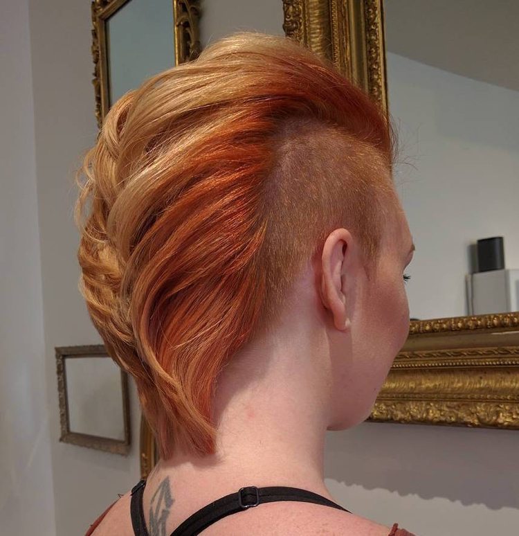 Irokézske ženy medová blond jahodová blond ombre