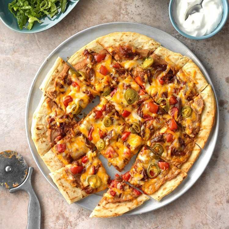 Recept na pizzu Nacho efektné polevy na pizzu s kuracím mäsom