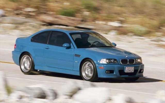 BMW M3 2001, modrá, pravá strana M3 2001, modrá, pravá strana