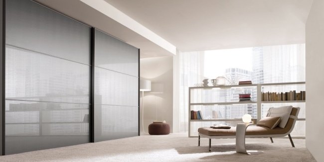 falegnameria skrinka s posuvnými dverami vysoký lesk reflexná