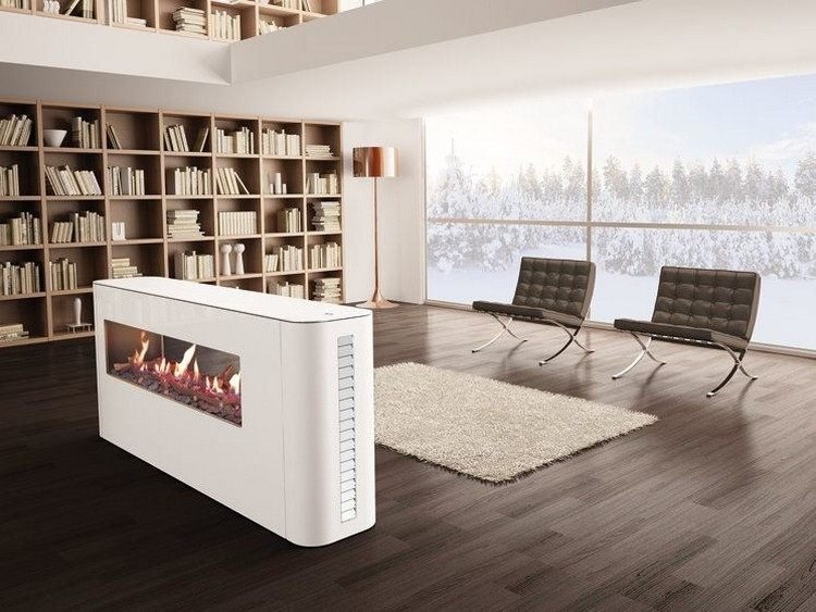 voľne stojaci plynový krb v bielej farbe Milano od Italokero voľne stojaci-plynový-krb-biela-obývačka-MILANO-ITALKERO