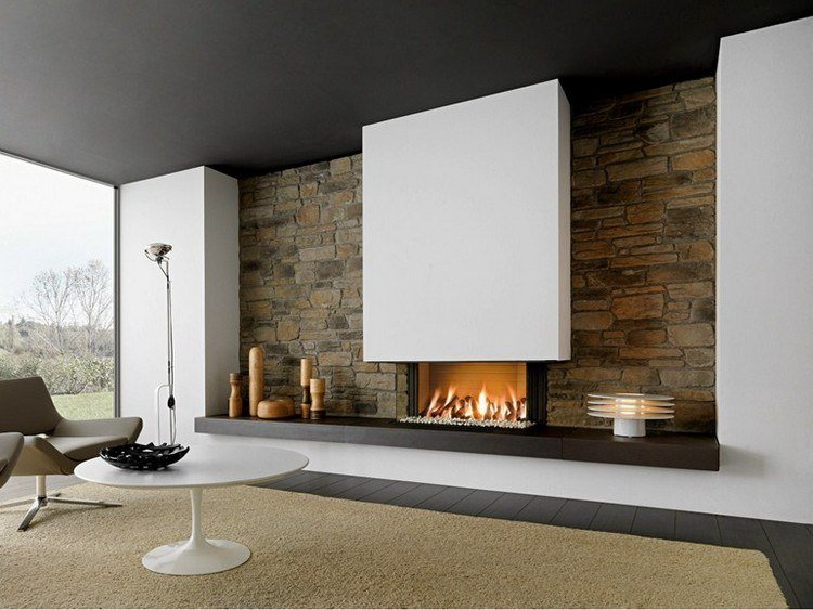 Krbová vložka so sklenenými stenami Liverpool od Piazzetta moderný-krb-uzavreté-sklenené okno-štrková obývačka-LIVERPOOL-Piazzetta