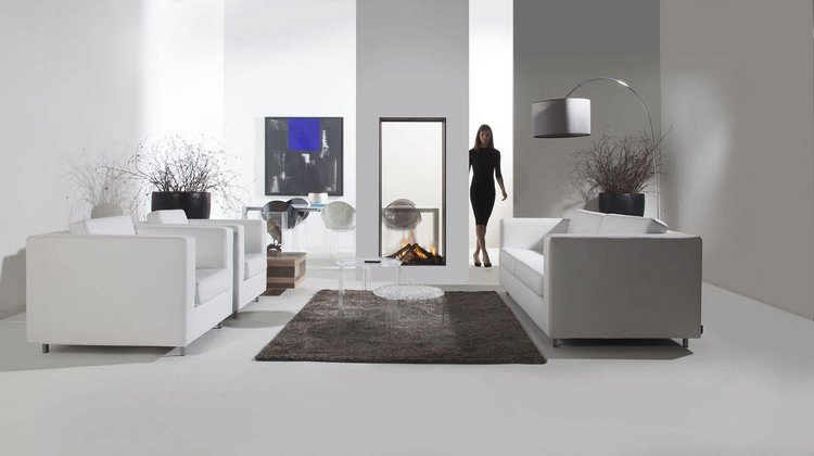 Sporák Sky T od Elements4 moderný-krb-plyn-dvojstranný-rozdeľovač-obývačky-SKY-T-prvky4