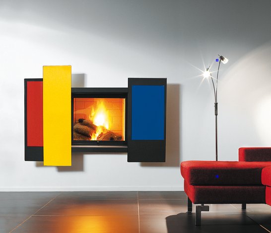 Farebné moderné krbové kachle Chromifocus Focus Chromifocus-Focus-farebné-moderné-moderné kachle na drevo